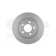 Jeu de 2 disques de frein arrière HELLA 8DD 355 126-631 - Visuel 1