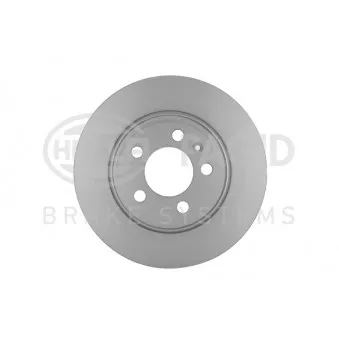 Jeu de 2 disques de frein arrière HELLA 8DD 355 126-631