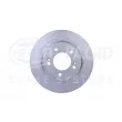 Jeu de 2 disques de frein arrière HELLA 8DD 355 126-651 - Visuel 2