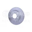 Jeu de 2 disques de frein arrière HELLA 8DD 355 126-651 - Visuel 3
