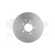Jeu de 2 disques de frein arrière HELLA 8DD 355 126-671 - Visuel 1