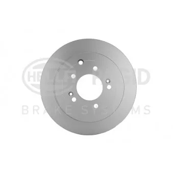 Jeu de 2 disques de frein arrière HELLA 8DD 355 126-671