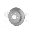 Jeu de 2 disques de frein arrière HELLA 8DD 355 126-671 - Visuel 3
