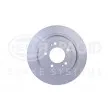 Jeu de 2 disques de frein arrière HELLA 8DD 355 126-681 - Visuel 2
