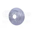Jeu de 2 disques de frein arrière HELLA 8DD 355 126-681 - Visuel 3