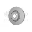 Jeu de 2 disques de frein avant HELLA 8DD 355 126-691 - Visuel 3
