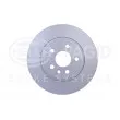 Jeu de 2 disques de frein arrière HELLA 8DD 355 126-721 - Visuel 2