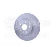 Jeu de 2 disques de frein arrière HELLA 8DD 355 126-721 - Visuel 3