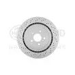 Jeu de 2 disques de frein arrière HELLA 8DD 355 126-871 - Visuel 1