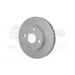 Jeu de 2 disques de frein avant HELLA 8DD 355 126-961 - Visuel 3