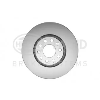 Jeu de 2 disques de frein avant HELLA 8DD 355 127-191