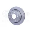 Jeu de 2 disques de frein arrière HELLA 8DD 355 127-261 - Visuel 3