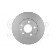 Jeu de 2 disques de frein avant HELLA 8DD 355 127-321 - Visuel 1