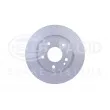 Jeu de 2 disques de frein avant HELLA 8DD 355 127-491 - Visuel 2
