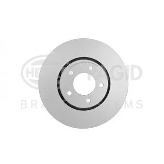 Jeu de 2 disques de frein avant HELLA 8DD 355 127-671