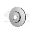 Jeu de 2 disques de frein avant HELLA 8DD 355 127-891 - Visuel 3