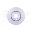 Jeu de 2 disques de frein avant HELLA 8DD 355 128-191 - Visuel 2