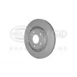 Jeu de 2 disques de frein arrière HELLA 8DD 355 128-391 - Visuel 3