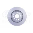 Jeu de 2 disques de frein arrière HELLA 8DD 355 128-451 - Visuel 2