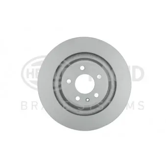 Jeu de 2 disques de frein arrière HELLA 8DD 355 128-741