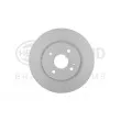 Jeu de 2 disques de frein avant HELLA 8DD 355 128-851 - Visuel 1