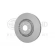 Jeu de 2 disques de frein avant HELLA 8DD 355 129-371 - Visuel 3