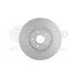 Jeu de 2 disques de frein avant HELLA 8DD 355 129-481 - Visuel 1