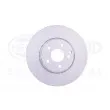 Jeu de 2 disques de frein avant HELLA 8DD 355 129-521 - Visuel 2