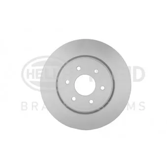 Jeu de 2 disques de frein avant HELLA 8DD 355 129-561