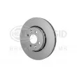 Jeu de 2 disques de frein avant HELLA 8DD 355 129-611 - Visuel 3
