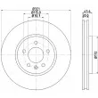 Jeu de 2 disques de frein avant HELLA 8DD 355 129-691 - Visuel 1