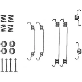 Kit d'accessoires, mâchoire de frein HELLA 8DZ 355 200-681