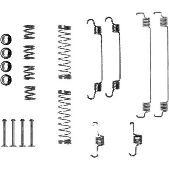 Kit d'accessoires, mâchoire de frein HELLA 8DZ 355 200-741