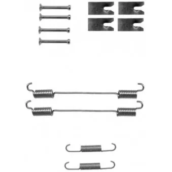 Kit d'accessoires, mâchoire de frein HELLA 8DZ 355 200-831