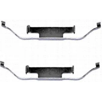 Kit d'accessoires, étrier de frein HELLA 8DZ 355 201-141