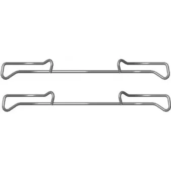 Kit d'accessoires, étrier de frein HELLA 8DZ 355 201-371