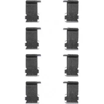 Kit d'accessoires, plaquette de frein à disque HELLA 8DZ 355 202-441
