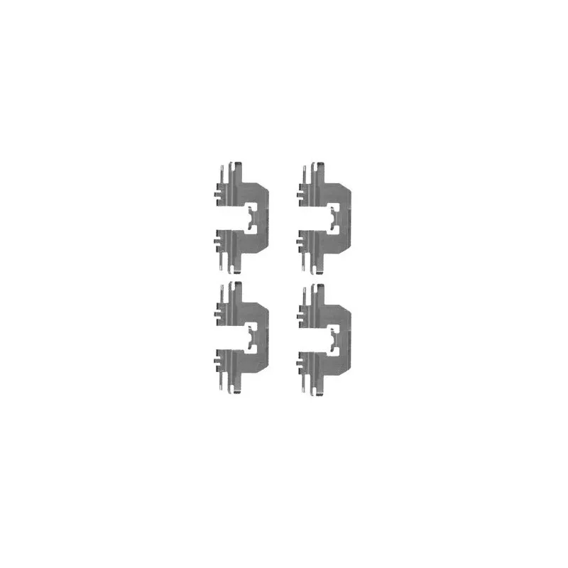 Kit d'accessoires, plaquette de frein à disque HELLA 8DZ 355 204-601