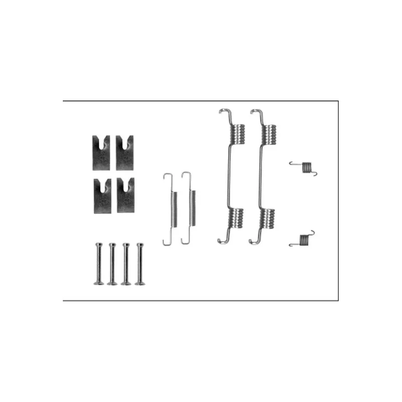 Kit d'accessoires, mâchoires de frein de stationnement HELLA 8DZ 355 206-121