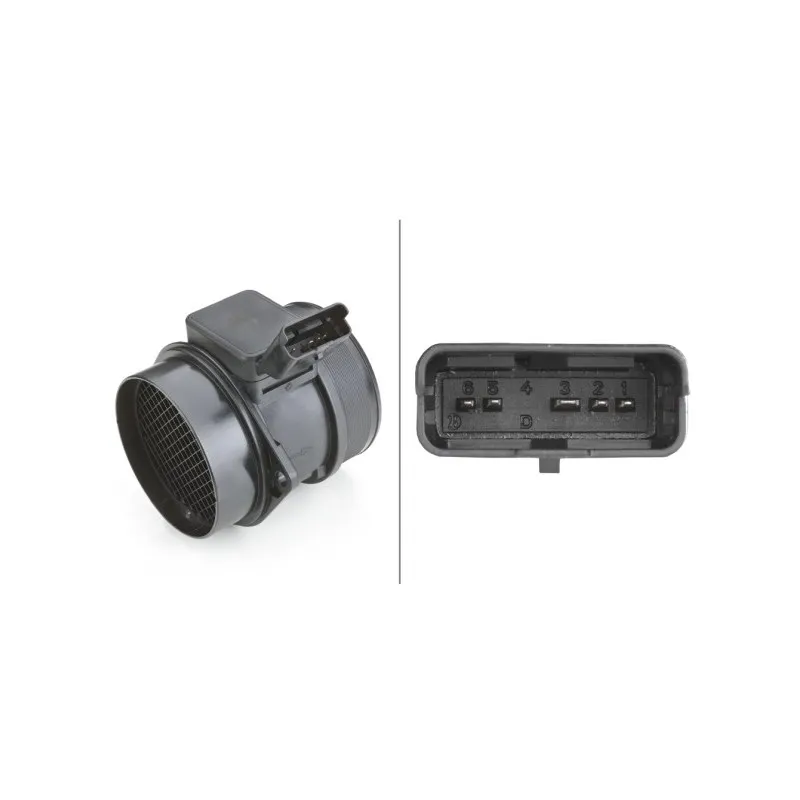 Débitmètre de masse d'air HELLA 8ET 009 142-321