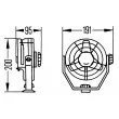Pulseur d'air habitacle HELLA 8EV 003 361-011 - Visuel 2