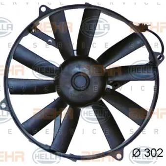 Ventilateur, refroidissement du moteur HELLA 8EW 009 144-741