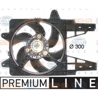 Ventilateur, refroidissement du moteur HELLA 8EW 009 158-241