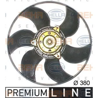 Ventilateur, refroidissement du moteur HELLA 8EW 009 158-501