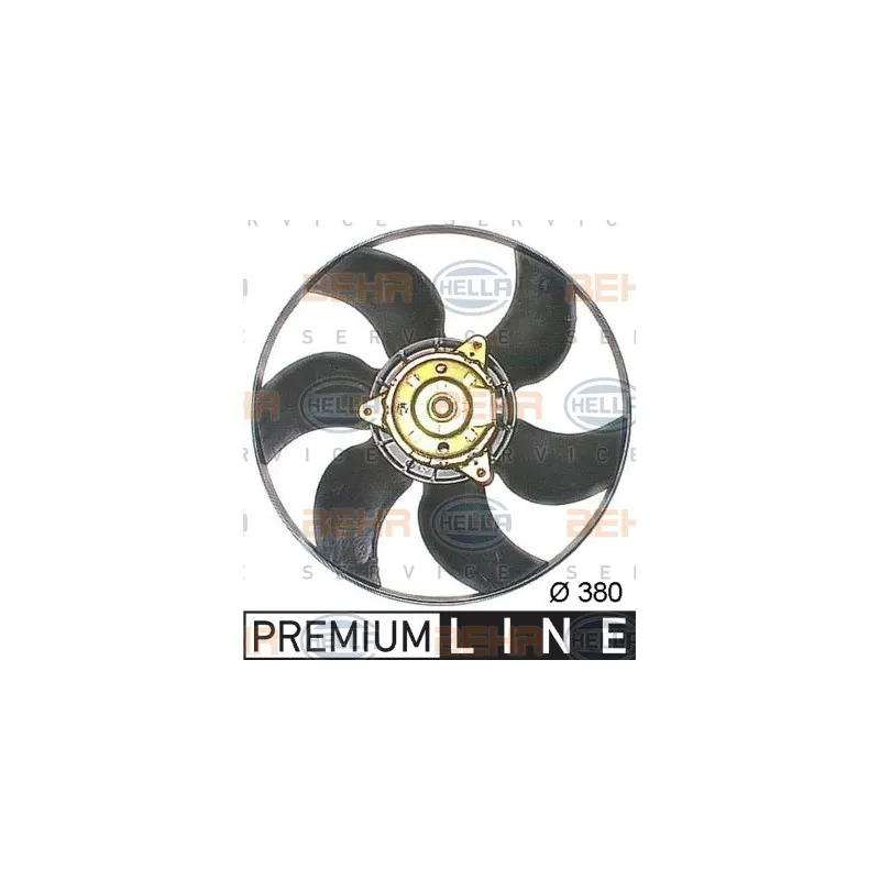 Ventilateur, refroidissement du moteur HELLA 8EW 009 158-501