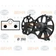 Ventilateur, refroidissement du moteur HELLA 8EW 009 158-741 - Visuel 1