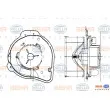 Pulseur d'air habitacle HELLA 8EW 009 159-281 - Visuel 2