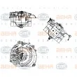 Pulseur d'air habitacle HELLA 8EW 009 159-331 - Visuel 1