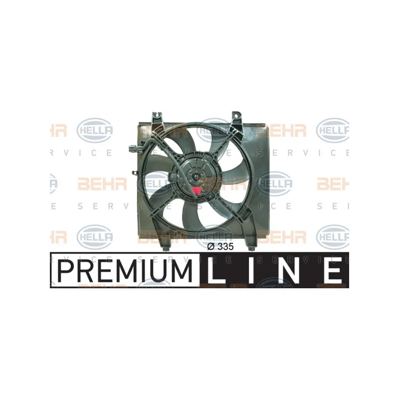 Ventilateur, refroidissement du moteur HELLA 8EW 351 034-481