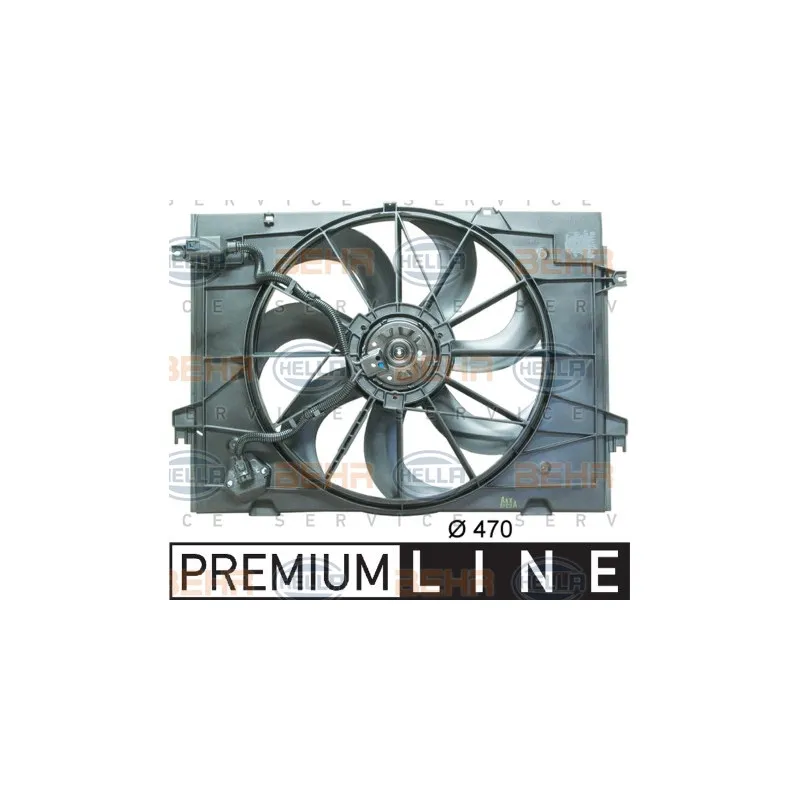Ventilateur, refroidissement du moteur HELLA 8EW 351 034-511